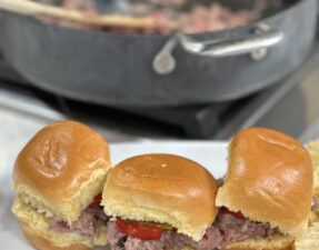 Brazilian Beef & Cheese Appetizer Sliders