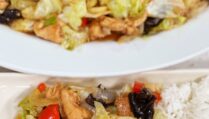 Black Pepper Chicken Stir-Fry with Cabbage