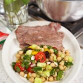 Mediterranean Garbanzo Bean Salad