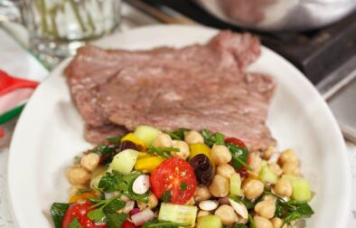 Mediterranean Garbanzo Bean Salad