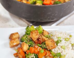 Kombu Mixed Rice with Edamame and Oyster Sauce Stir-Fry