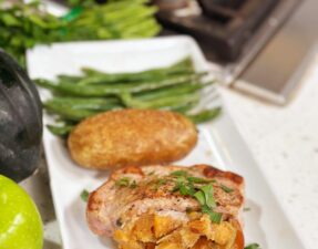 Apple and Sage Stuffed Pork Chops