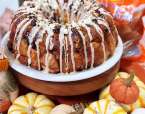 White Chocolate Cranberry Monkey Bread