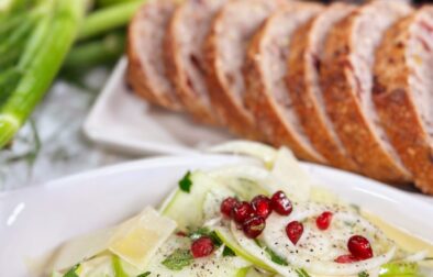 Shaved Fennel and Apple Salad with Lemon Vinaigrette