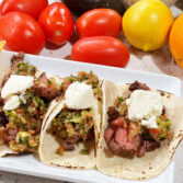 Carne Asada Tacos with Fresh Salsa