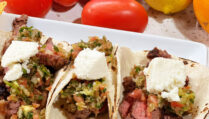 Carne Asada Tacos with Fresh Salsa