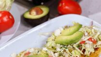 Steak-Style Tostadas with Mexican Coleslaw Salsa