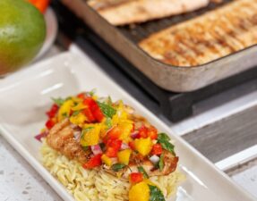 Heart-Healthy Grilled Salmon with Mango Salsa