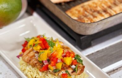 Heart-Healthy Grilled Salmon with Mango Salsa