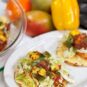 Ancho Chili Shrimp Tacos with Mango Salsa