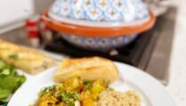 Apricot & Almond Chicken Tagine with Couscous