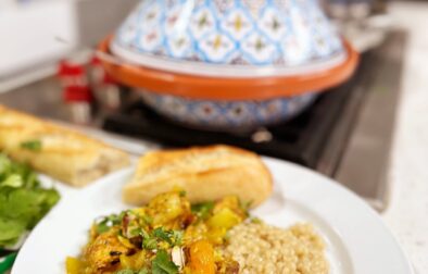 Apricot & Almond Chicken Tagine with Couscous