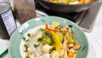 Thai Green Curry with Coconut Rice