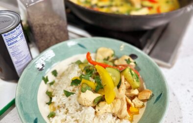 Thai Green Curry with Coconut Rice