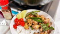 Thai Basil Chicken Stir-Fry with Jasmine Rice