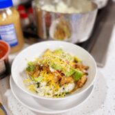 Zesty Carnitas Bowls with Cilantro-Lime Rice