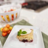 Cherry Basil Clafoutis Cake (A Fresh Twist on a French Classic)